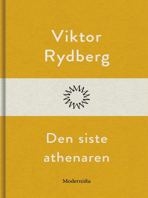 cover image of Den siste athenaren